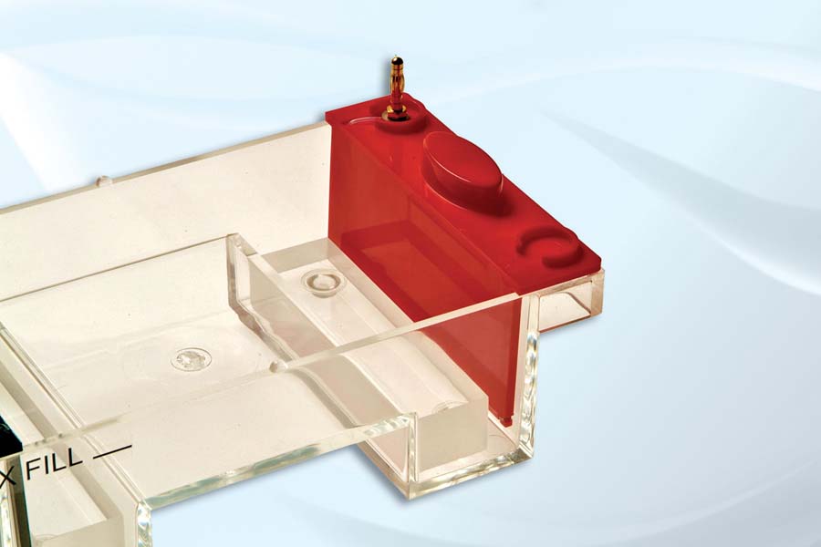 Buffer saver blocks for MultiSUB Choice Horizontal Gel Unit, Saves 190ml of Buffer